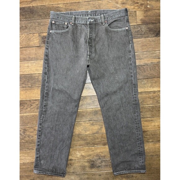 Levi’s 501XX Jeans Mens 38x32 Faded Brown Button-Fly EUC Western Classic - Picture 3 of 5